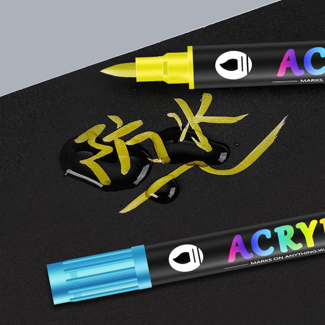 Rotuladores acrílicos de doble punta