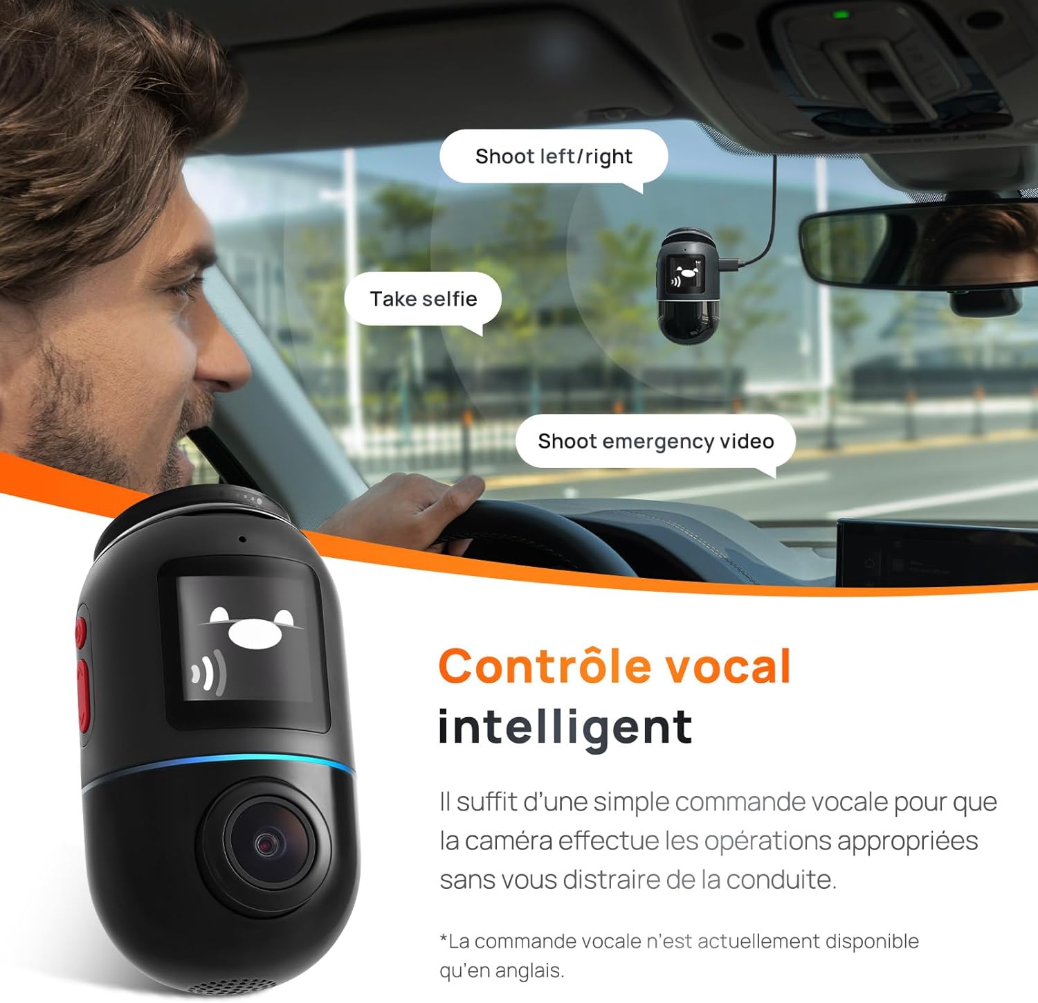 La Dash Cam 4K que graba en 360° las 24 horas del día tu coche estacionado y tus viajes, y envía una notificación al teléfono cuando detecta movimientos sospechosos.